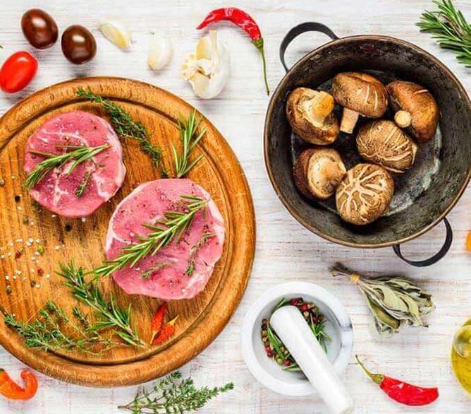 Broad bean and goats’ cheese bruschetta